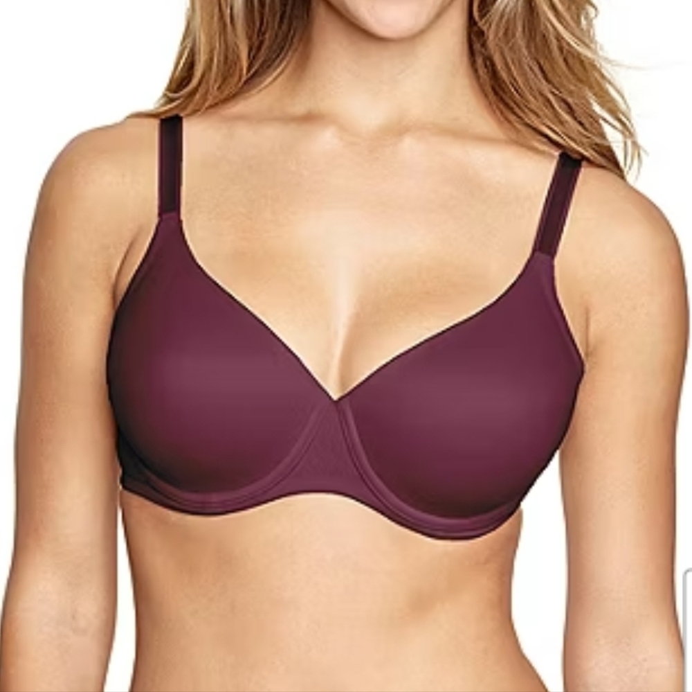 NWT 48B Dominque Women's Aimee Contour Seamless T-Shirt Bra #3500